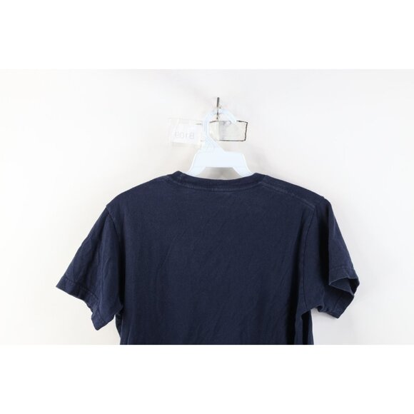 Y2K Womens Small Distressed Rick and Morty Cartoon Short Sleeve T-Shirt Blue - Picture 14 of 15